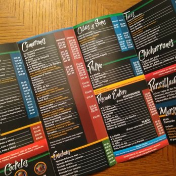 Villa Del Mar - Pg 1 of there extensive menu, great options - Seafood Near Me - Palmview, Texas