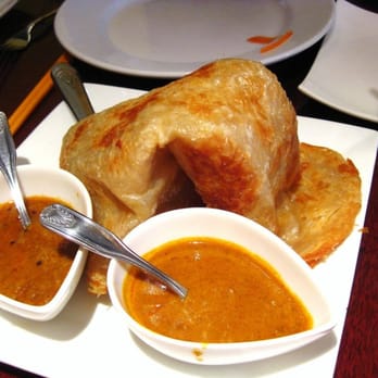 Mingalaba - Paratha - Burmese crispy pancake with curry dipping sauce (8.20.10) - Burmese Near Me - Burlingame, California Mingalaba - Paratha - Burmese crispy pancake with curry dipping sauce (8.20.10) - Burmese Near Me - Burlingame, California