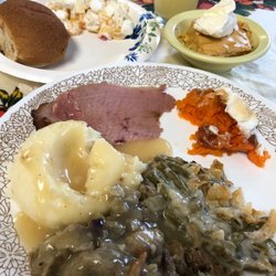 Albion Senior Citizens - Lorna Reeder Senior Center in Albion, Idaho: Thanksgiving lunch.