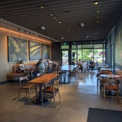Starbucks - Love the clean dining area, with plenty of seating.