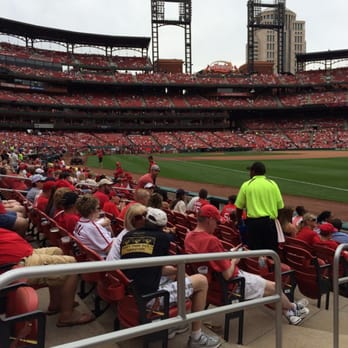 Busch Stadium - First base side, close the foul pole - Stadiums & Arenas Near Me - Saint Louis, Missouri