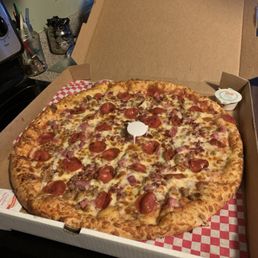 All the meats with extra cheese!