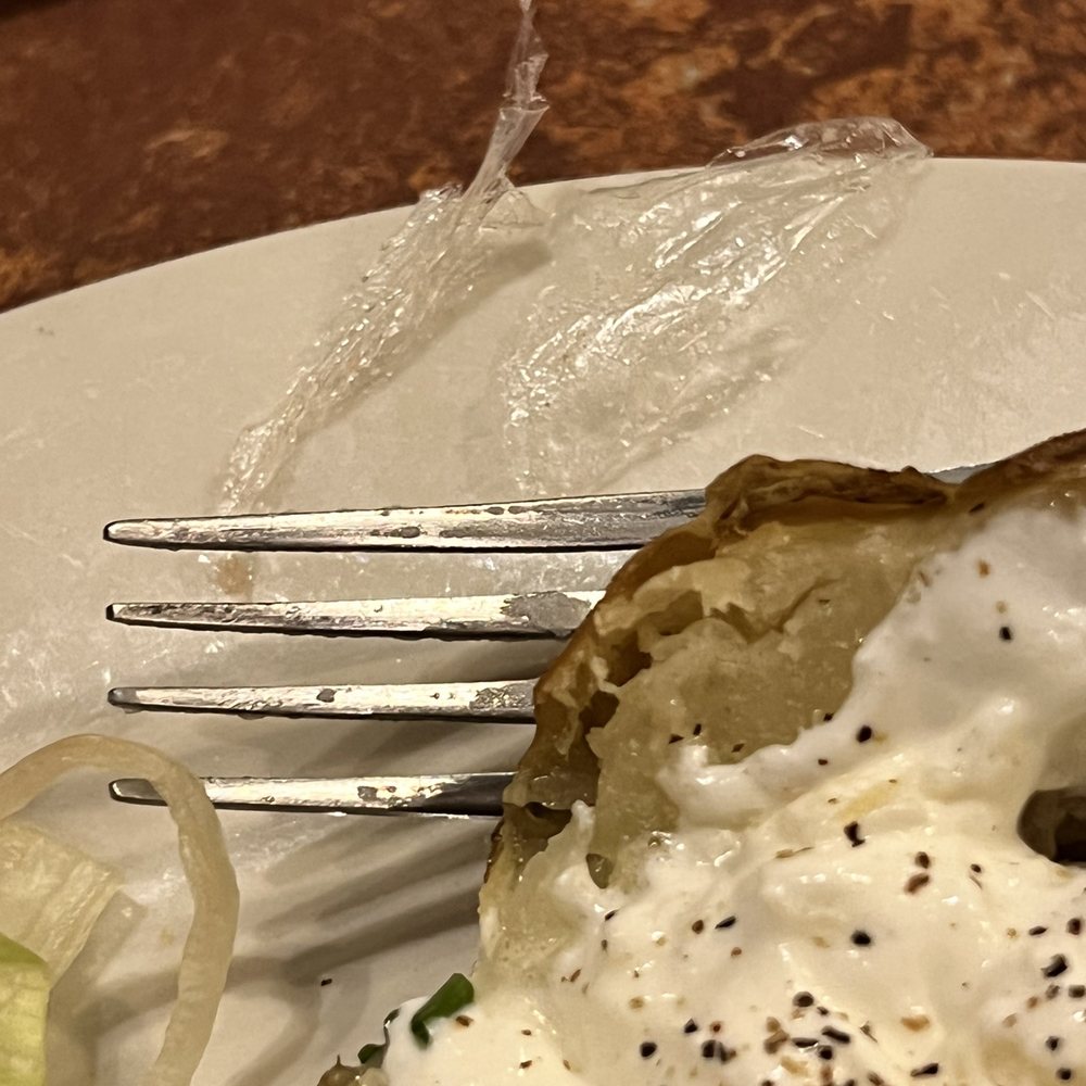 Brick Restaurant - My food came with a side of plastic in the lettuce - New American Near Me - Jacksonville, Florida
