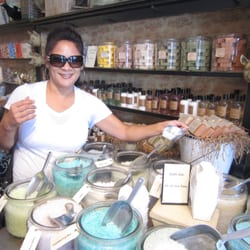 The American Gardener - Check out the array of scented bath salts. So yummy smelling.  Check out the entire store, cute things.