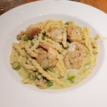 Bluewater Grill Seafood Restaurant & Market Carlsbad - Gemelli Pasta w/shrimp & sea scallops $24 - Seafood Near Me - Carlsbad, California