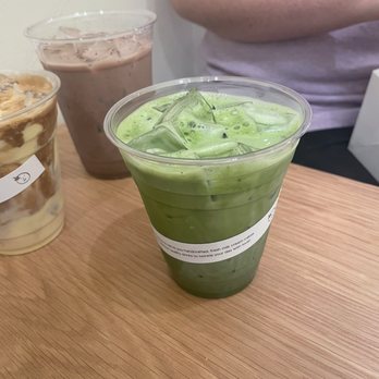 Harucake - matcha latte with oat milk - Coffee & Tea Near Me - Los Angeles, California