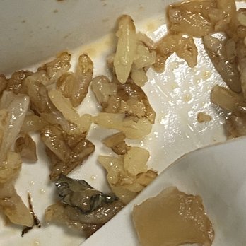 Golden House - a fork and some food left in a container - Chinese Near Me - Bethesda, Maryland