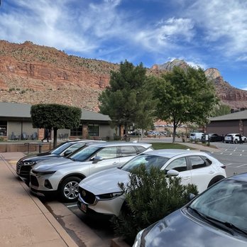 Cable Mountain Lodge - our view from our little porch - Hotels Near Me - Springdale, Utah