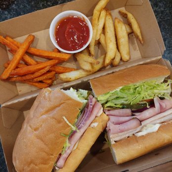 Deli Delicious - Sweet potato fries, beer battered fries, ham and turkey sandwich - Delis Near Me - Clovis, California
