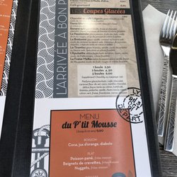 L'Epuisette - Menu