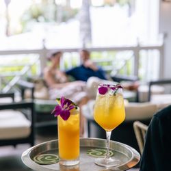 The alfresco lounge terrace is the perfect setting for intimate conversations or watching the big game over drinks and bar bites.