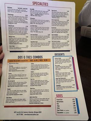 Menu photo 6 Blue Cactus Cantina Commerce Charter Township, MI Menu photo 6 Blue Cactus Cantina Commerce Charter Township, MI
