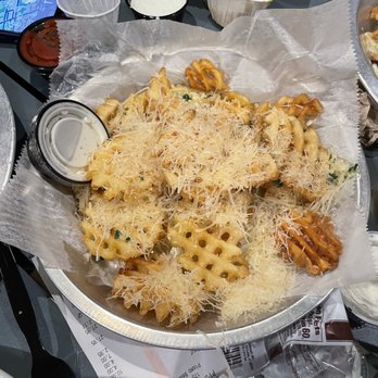Wooly's - Garlic Parmesan fries - Seafood Near Me - Pismo Beach, California Wooly's - Garlic Parmesan fries - Seafood Near Me - Pismo Beach, California