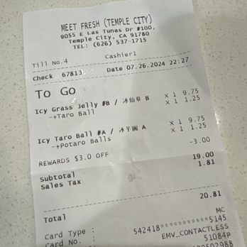 Meet Fresh - Desserts Near Me - Temple City, California