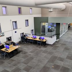 Russell Library - Computer station