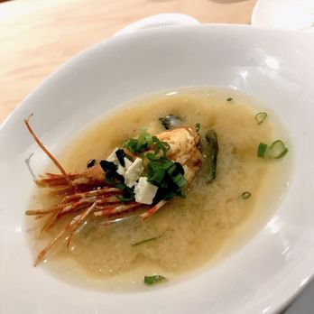 Sushi Hiro - Miso soup with sweet ebi (shrimp) - Japanese Near Me - Las Vegas, Nevada Sushi Hiro - Miso soup with sweet ebi (shrimp) - Japanese Near Me - Las Vegas, Nevada