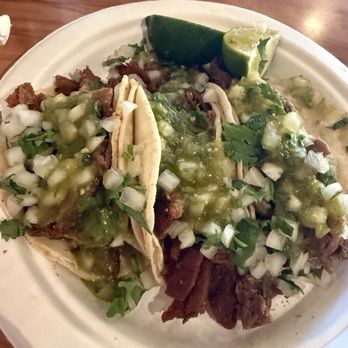 Lilly's Tacos - Two crispy Tripas Taco and one Lengua (Beef Tongue) Taco - Mexican Near Me - Goleta, California Lilly's Tacos - Two crispy Tripas Taco and one Lengua (Beef Tongue) Taco - Mexican Near Me - Goleta, California