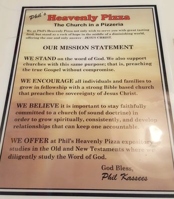Menu photo 6 Phil's Heavenly Pizza Pompano Beach, FL