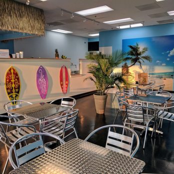 E Bubble Cafe - Some of the seating inside - Shaved Ice Near Me - Suwanee, Georgia