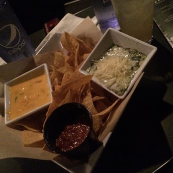 Studio Movie Grill - Duo dip of queso and spinach dip - Cinema Near Me - Plano, Texas Studio Movie Grill - Duo dip of queso and spinach dip - Cinema Near Me - Plano, Texas