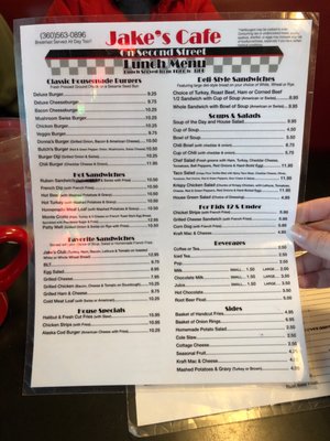 Menu photo 6 Jake's Cafe On Second Street Snohomish, WA Menu photo 6 Jake's Cafe On Second Street Snohomish, WA