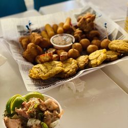 Kaplash - Assorted fritters and octopus/conch salad