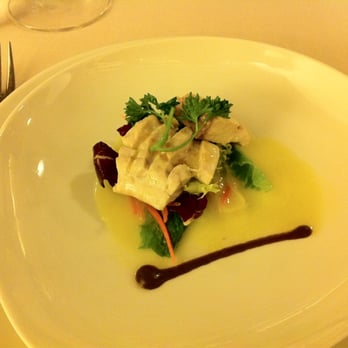Il Buco - Cod with pickled vegetables entrée from traditional degustation. Really good. - Italian Near Me - Sorrento, NA Il Buco - Cod with pickled vegetables entrée from traditional degustation. Really good. - Italian Near Me - Sorrento, NA
