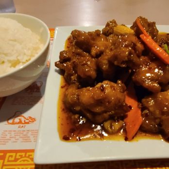 Mr King - a plate of food and a bowl of rice - Chinese Near Me - Crystal River, Florida Mr King - a plate of food and a bowl of rice - Chinese Near Me - Crystal River, Florida