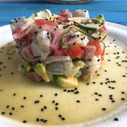 La Bamba - Torre de marisco en salsa verde.