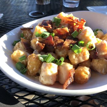 The Perch Brewery - Tots with beer cheese & bacon - Gastropubs Near Me - Chandler, Arizona The Perch Brewery - Tots with beer cheese & bacon - Gastropubs Near Me - Chandler, Arizona