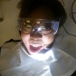 Rutgers School of Dental Medicine - Student doctor is going to town on this cleaning