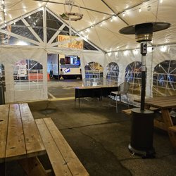 The Garage Food Carts - Outdoor covered seating