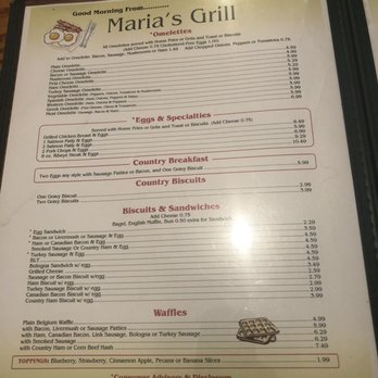 Maria's Grill - Menu. - Burgers Near Me - Charlotte, North Carolina Maria's Grill - Menu. - Burgers Near Me - Charlotte, North Carolina