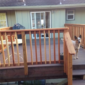 Dreamscape Creative Landscape Solutions - New deck..has yet to be stained. - Landscaping Near Me Dreamscape Creative Landscape Solutions - New deck..has yet to be stained. - Landscaping Near Me