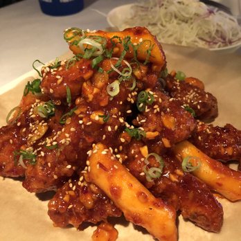 Kitchen Sooda - Traditional korean spicy chicken: pretty spicy! - Seafood Near Me - Los Angeles, California Kitchen Sooda - Traditional korean spicy chicken: pretty spicy! - Seafood Near Me - Los Angeles, California