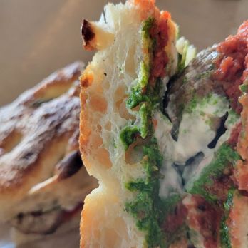 The Baker’s Daughters - Inside of the polpettone sandwich - Cafes Near Me - Simi Valley, California The Baker’s Daughters - Inside of the polpettone sandwich - Cafes Near Me - Simi Valley, California