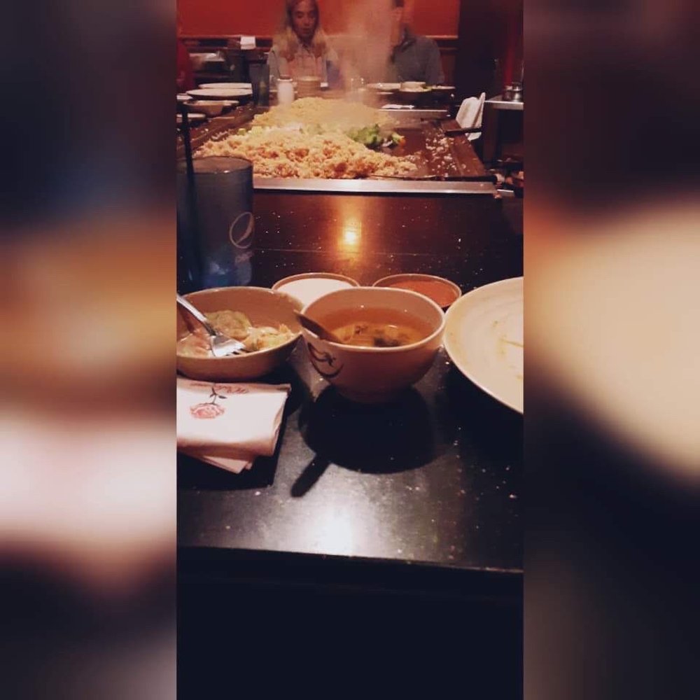 A-1 Japan Steakhouse - Miso soup and side salad with ginger dressing - Japanese Near Me - Canton, Ohio