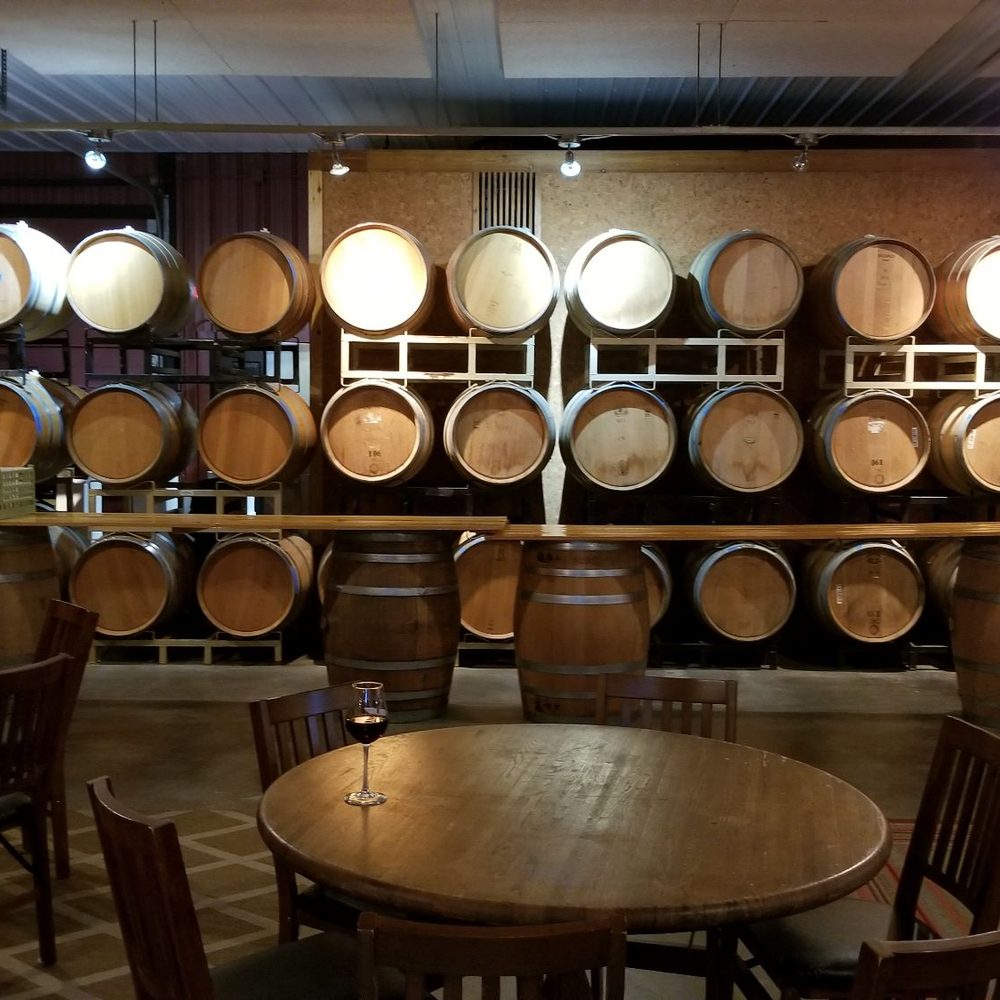 The barrel room