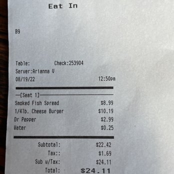 Rick's On the River - Water - 25 cents. - New American Near Me - Tampa, Florida Rick's On the River - Water - 25 cents. - New American Near Me - Tampa, Florida