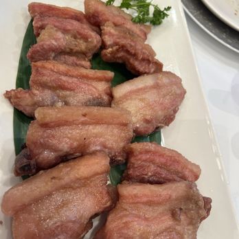 Seaport City Seafood Restaurant - Fried pork belly, all fat, flavourless. Really terrible dish - Dim Sum Near Me - Vancouver, British Columbia Seaport City Seafood Restaurant - Fried pork belly, all fat, flavourless. Really terrible dish - Dim Sum Near Me - Vancouver, British Columbia