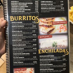 Los Charros - Quesadillas / Burritos / Enchiladas page