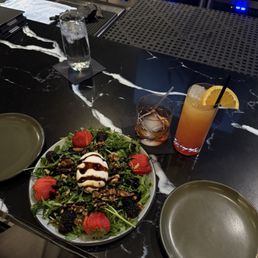 WOW Fashioned, Bahama Mama, and Burrata Salad WOW Fashioned, Bahama Mama, and Burrata Salad