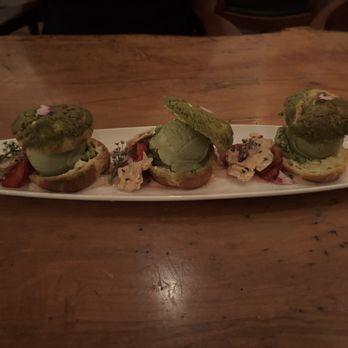 1921 Mount Dora - Matcha ice cream with some puff pastry. Very good. - Cocktail Bars Near Me - Mount Dora, Florida
