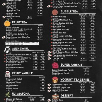 Möge Tee -first ave - Drink menu - Bubble Tea Near Me - New York, New York Möge Tee -first ave - Drink menu - Bubble Tea Near Me - New York, New York