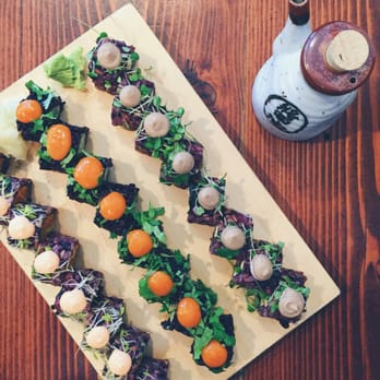 Beyond Sushi - Sweet tree, la fiesta, and mighty mushroom rolls. - Sushi Bars Near Me - New York, New York Beyond Sushi - Sweet tree, la fiesta, and mighty mushroom rolls. - Sushi Bars Near Me - New York, New York