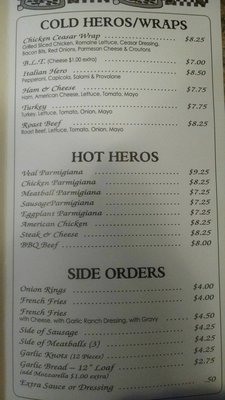 Menu photo 2 Aldente's Pizzeria Lake Ariel, PA