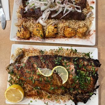 Sarra Grill - Catfish Grilled and Combination 1 - Mediterranean Near Me - Skokie, Illinois Sarra Grill - Catfish Grilled and Combination 1 - Mediterranean Near Me - Skokie, Illinois