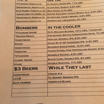 1608 Crafthouse - The beer menu..... - Gastropubs Near Me - Virginia Beach, Virginia 1608 Crafthouse - The beer menu..... - Gastropubs Near Me - Virginia Beach, Virginia