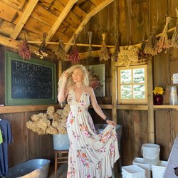 Berry and Bloom Farm - Inside their small shed where you pay (and get amazing light!)