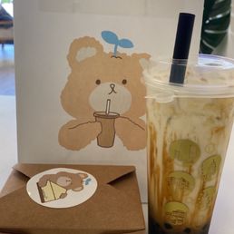 Takoyaki and Flaming Tiger Pearl Milk
